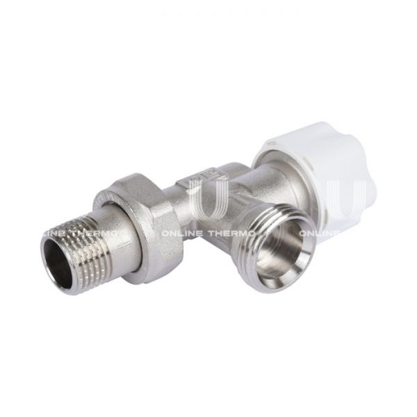 Термостатический клапан (терморегулятор) Luxor 13102721, 1/2" НР, осевой, хромированный, с преднастройкой