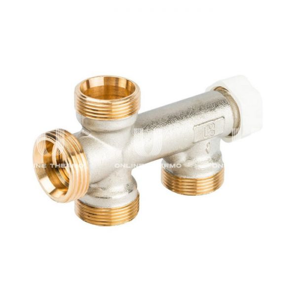 Узел нижнего подключения Luxor Рапира 13152100, 1/2xМ24х19 НР, хромированный