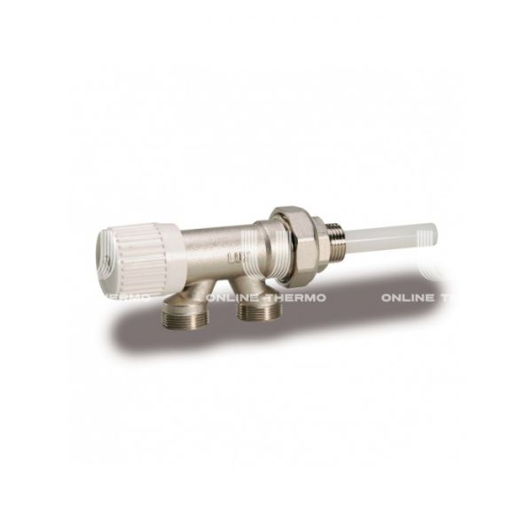 Узел нижнего подключения Luxor Рапира 68072101, 1/2xМ24х19 НР, хромированный