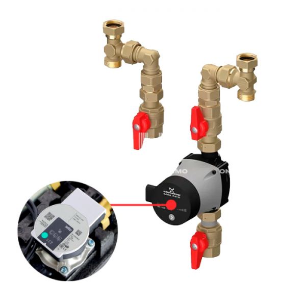 Дополнительный контур загрузки бойлера Meibes UK M66356.84RS15-6 ГВС для Kombimix, с насосом Wilo RS 15-6