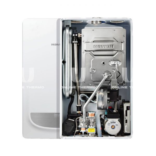 Настенный газовый котел Navien Deluxe S-16k, PNGB3500016L001, двухконтурный, закрытая камера, 16 кВт