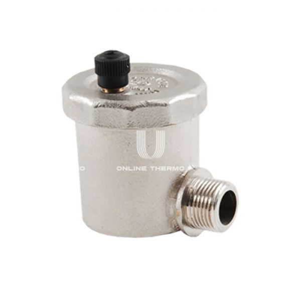 Автоматический воздухоотводчик OR 0502.415 1/2" НР, угловой, никелированный, боковой выпуск