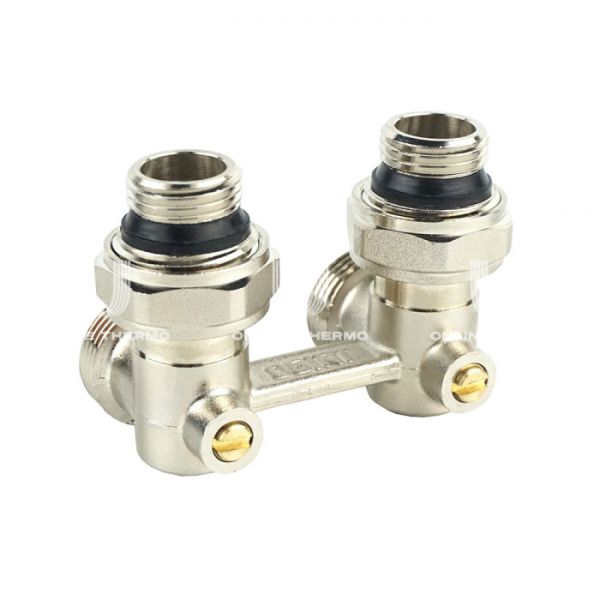 Узел нижнего подключения Ogint 1/2"х3/4" ЕК НР, угловой, для двухтрубных систем