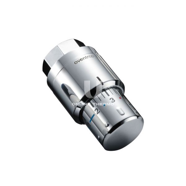 Термостатическая головка (термостат) Oventrop Uni SH 1012069, жидкостная, M30х1.5, с отметкой 0, с декоративным кольцом, хром