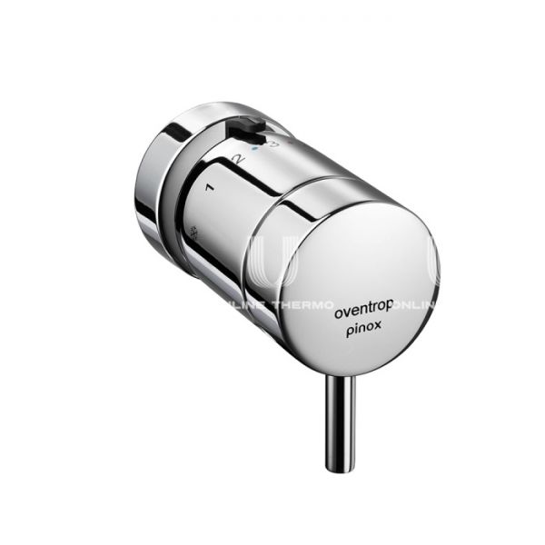 Термостатическая головка (термостат) Oventrop pinox D 1012175, жидкостная, клипсовое соединение, хромированная