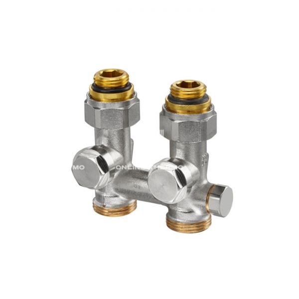 *Узел нижнего подключения Oventrop 1016391, 1/2"х3/4" НР-НР, Multiflex V, прямой