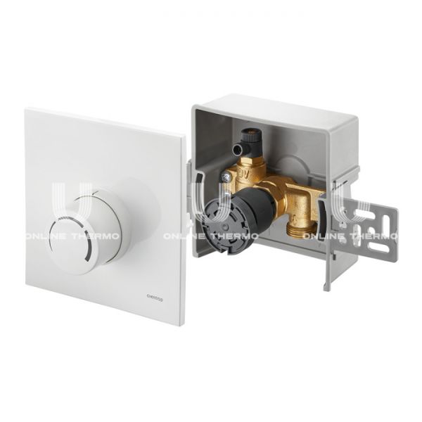Набор терморегулятора Oventrop Unibox RTL 1022735, 10-50°C, крышка белый пластик