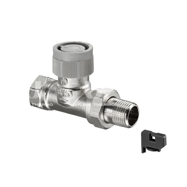 Термостатический клапан (терморегулятор) Oventrop 1183166, DN20, 3/4"  ВР-НР, серия AQ, прямой, с преднастройкой