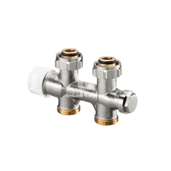 Узел нижнего подключения Oventrop 1184023, 3/4" НГ-НР, Multiblock T, прямой