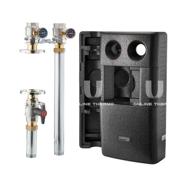 Насосная группа Oventrop Regumat S-220 1358240, прямая, DN 40 (1 1-2"), без насоса, доп. шаровый кран