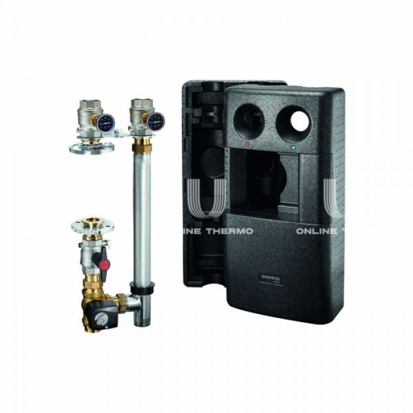 Насосная группа Oventrop Regumat M3-220 1358340, смесительная с приводом, DN 40 (1 1-2"), без насоса, доп. шаровый кран, подача слева
