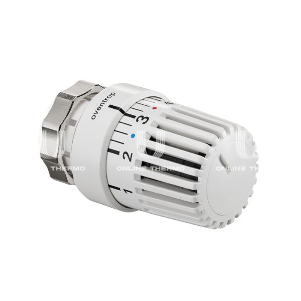 Термостатическая головка (термостат) Oventrop Uni LDV 1616575, клипсовое соединение, с отметкой 0, белая