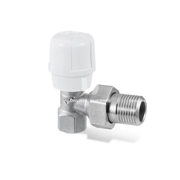 **Радиаторный клапан (вентиль) ручной регулировки RBM Jetline 01510540 3/4" ВР-НР, серия 151, угловой