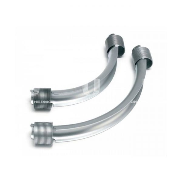 Фиксатор поворота 90° с кольцами (направляющий отвод) Rehau Rautitan 11388811002 для труб 16 мм, оцинкованная сталь