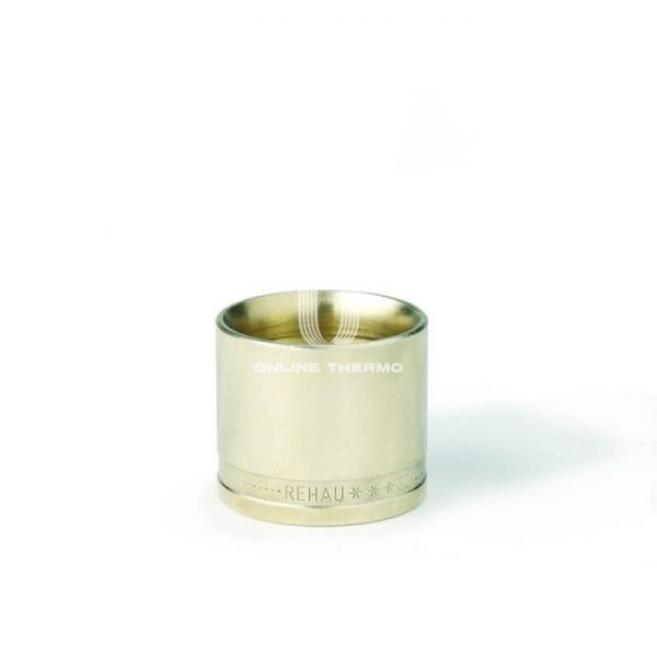 Надвижная (монтажная) гильза Rehau Rautitan MX 11397711002, 50 мм, аксиальная, латунь