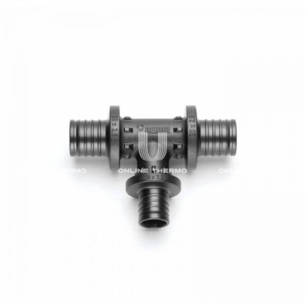 Тройник с уменьшенным боковым проходом Rehau Rautitan PX 11600641001, 32?16?32 мм, аксиальный