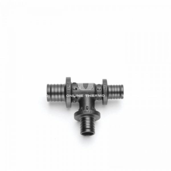 Тройник с уменьшенными боковым и торцевым проходами Rehau Rautitan PX 11600861001, 32?20?20 мм, аксиальный
