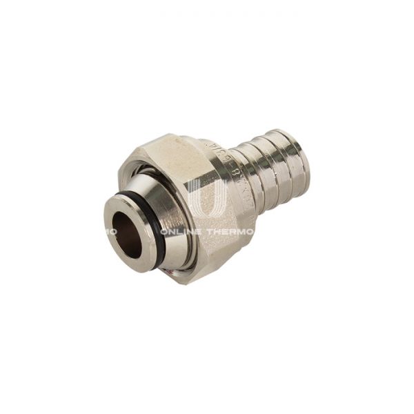 Муфта переходная (переходник на евроконус) с накидной гайкой Rehau Rautitan MX 11691751001, 16х3/4", аксиальная