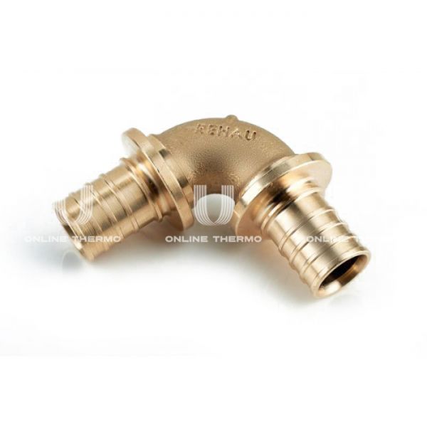 Угольник (угол) 90° равносторонний Rehau Rautitan Platinum RX 13777021001, 20 мм, аксиальный