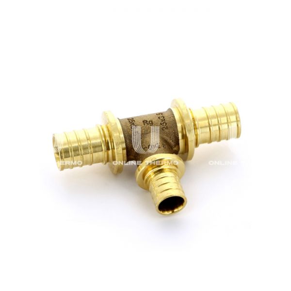 Тройник с уменьшенным боковым проходом Rehau Rautitan Platinum RX 13777311001, 25?16?25 мм, аксиальный