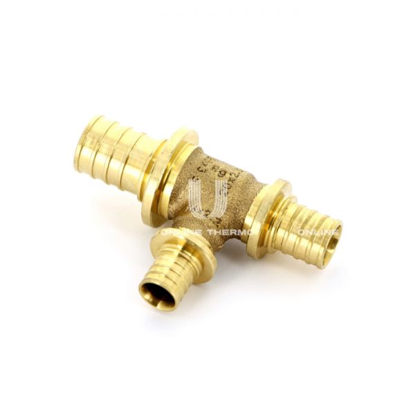 Тройник с уменьшенными боковым и торцевым проходами Rehau Rautitan Platinum RX 13777431001, 25?16?20 мм, аксиальный