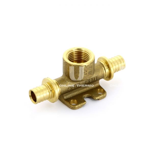 Тройник настенный (водорозетка) с внутренней резьбой Rehau Rautitan RX+ 14562711001, 20х1/2"х20, высота 60 мм, аксиальный