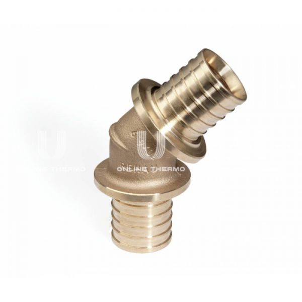 Угольник (угол) 45° равносторонний Rehau Rautitan RX+ 14563091001, 50 мм, аксиальный