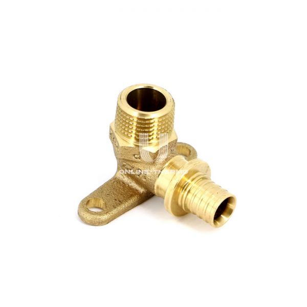 Угольник настенный (водорозетка) с наружной резьбой Rehau Rautitan RX+ 14563641001, 16х1/2", высота 55 мм, с креплением, аксиальный