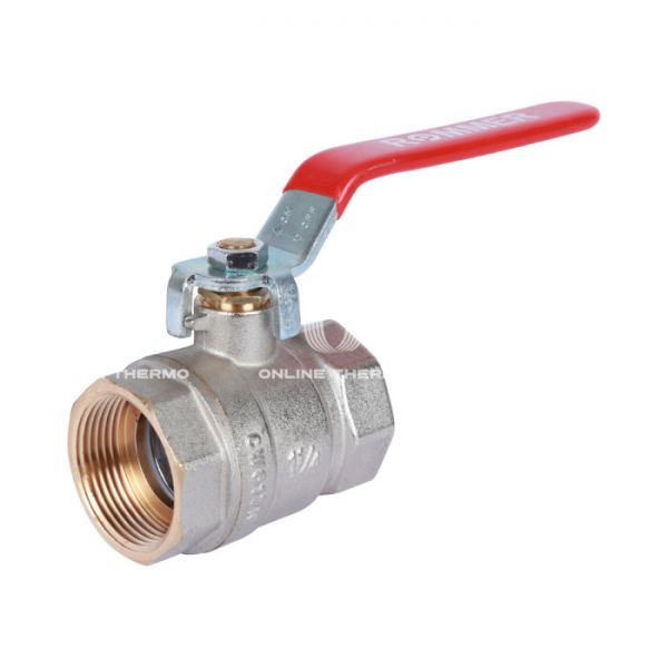 Кран шаровый Rommer RBV-0001-0110332, 1 1/4" ВР-ВР, стандартный, ручка-рычаг