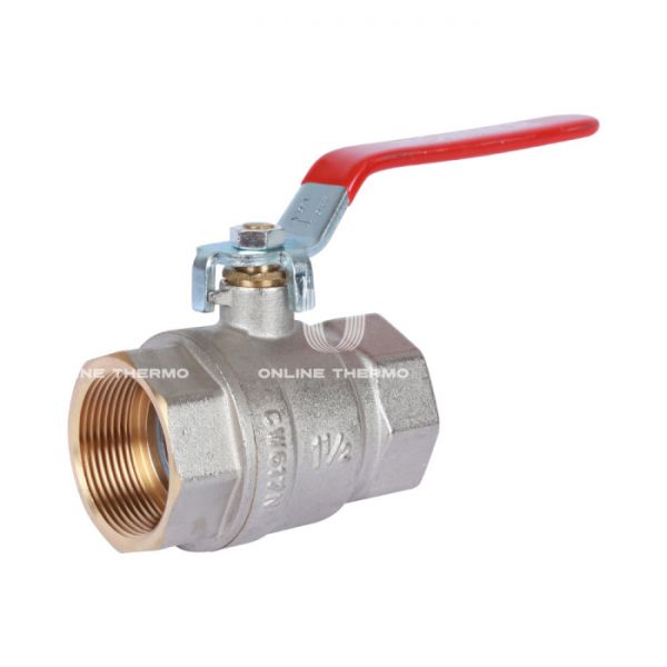 Кран шаровый Rommer RBV-0001-0110340, 1 1/2" ВР-ВР, стандартный, ручка-рычаг