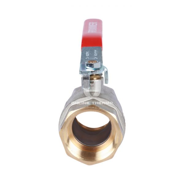 Кран шаровый Rommer RBV-0001-0110340, 1 1/2" ВР-ВР, стандартный, ручка-рычаг