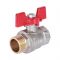 Кран шаровый Rommer RBV-0004-0210225, 1" ВР-НР, стандартный, ручка-бабочка