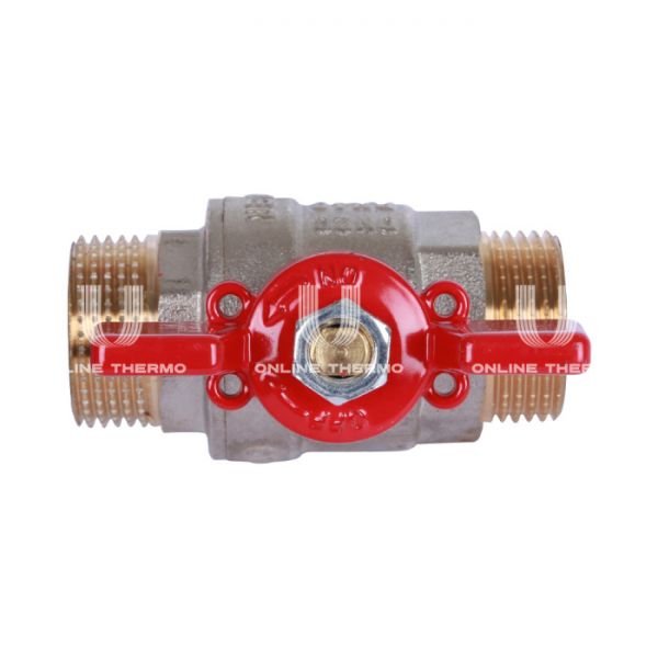 Кран шаровый Rommer RBV-0007-0410220, 3/4" НР-НР, стандартный, ручка-бабочка