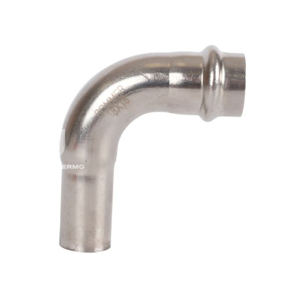 Угольник (угол) 90° однораструбный Rommer RSS-0002-000018, 18 мм, пресс-обжим