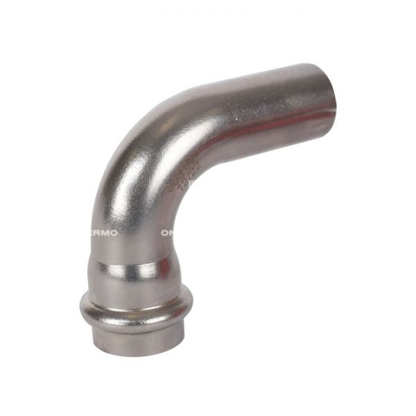 Угольник (угол) 90° однораструбный Rommer RSS-0002-000022, 22 мм, пресс-обжим