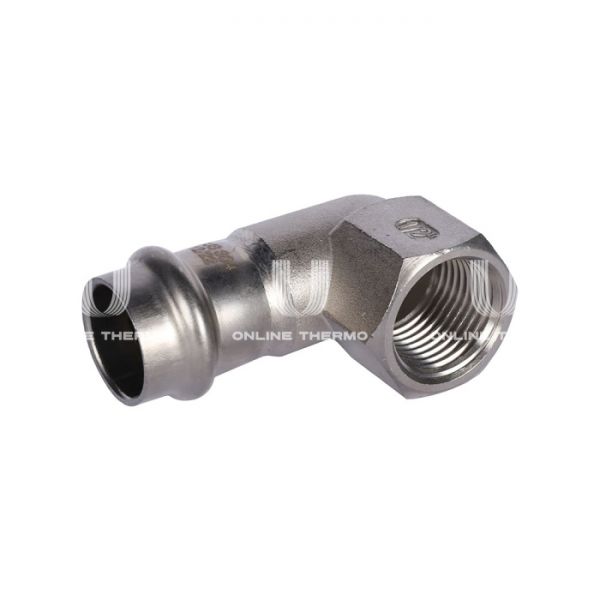 Угольник-вставка переходной однораструбный с внутренней резьбой Rommer RSS-0009-001812, 1/2"?18 мм, пресс-обжим