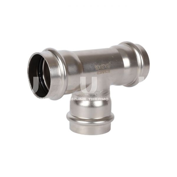 Тройник трераструбный равносторонний Rommer RSS-0013-000035, 35 мм, пресс-обжим