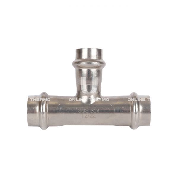 Тройник трераструбный переходной Rommer RSS-0014-181518, 18?15?18 мм, пресс-обжим