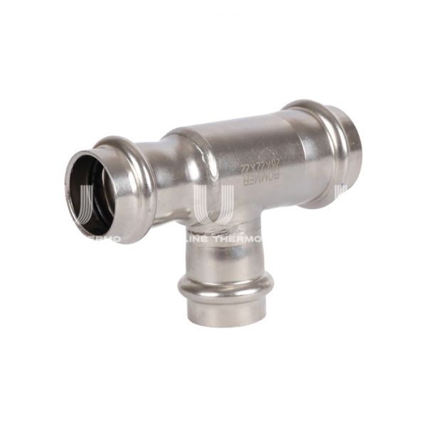 Тройник трераструбный переходной Rommer RSS-0014-282222, 28?22?22 мм, пресс-обжим