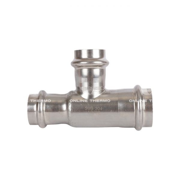 Тройник трераструбный переходной Rommer RSS-0014-282222, 28?22?22 мм, пресс-обжим