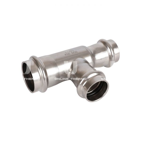 Тройник трераструбный переходной Rommer RSS-0014-282222, 28?22?22 мм, пресс-обжим