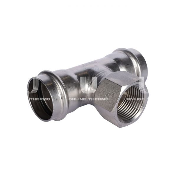 Тройник двураструбный переходной с внутренней резьбой Rommer RSS-0015-035114, 1 1/4"?35 мм, пресс-обжим