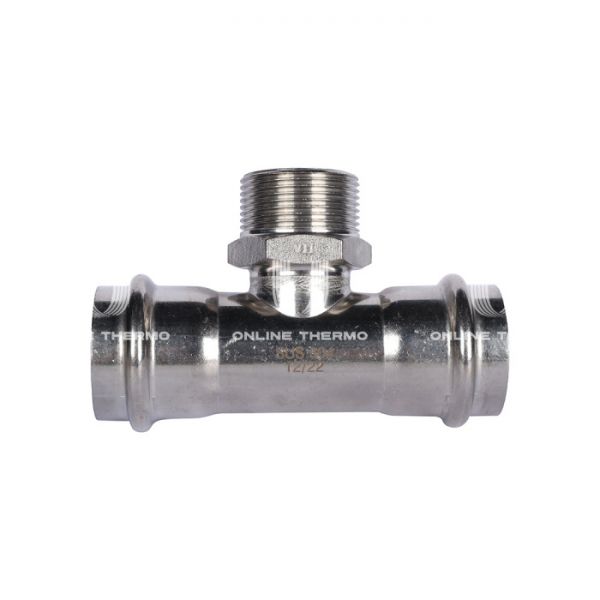 Тройник двураструбный переходной с внутренней резьбой Rommer RSS-0016-042114, 1 1/4"?42 мм, пресс-обжим