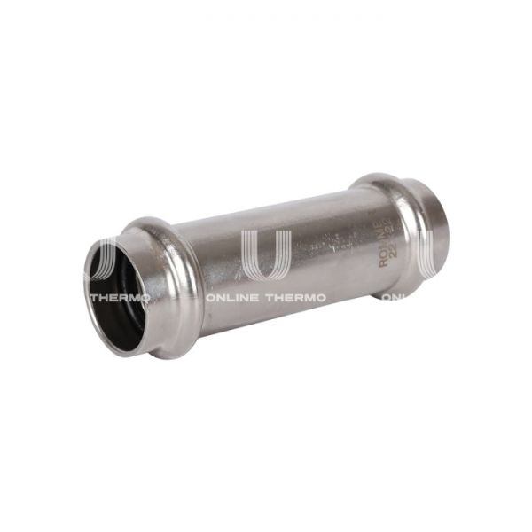 Муфта двураструбная равносторонняя Rommer RSS-0017-000022, 22 мм, пресс-обжим