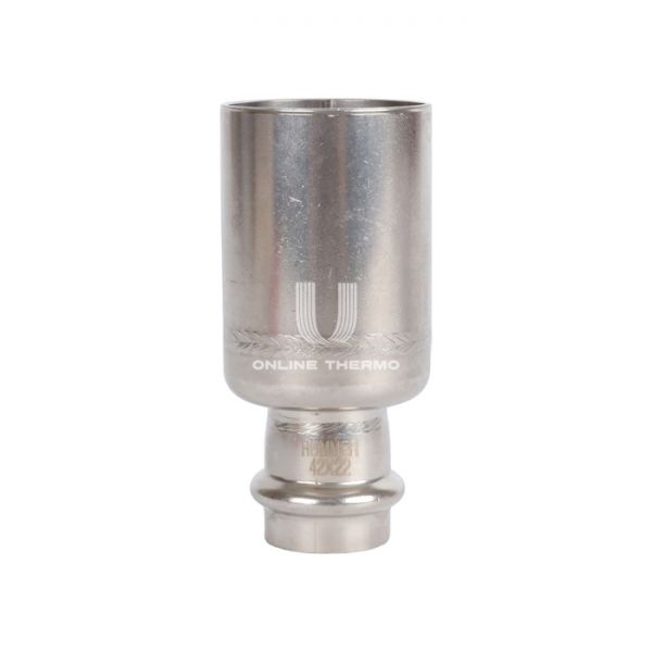 Муфта однораструбная переходная Rommer RSS-0020-004222, 42?22 мм, пресс-обжим