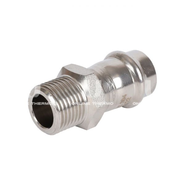 Переходник однораструбный с внутренней резьбой Rommer RSS-0021-001812, 1/2"?18 мм, пресс-обжим