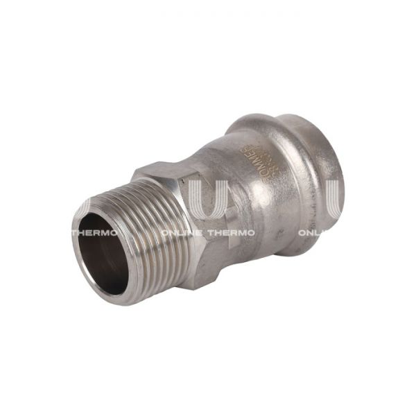 Переходник однораструбный с внутренней резьбой Rommer RSS-0021-002834, 3/4"?28 мм, пресс-обжим