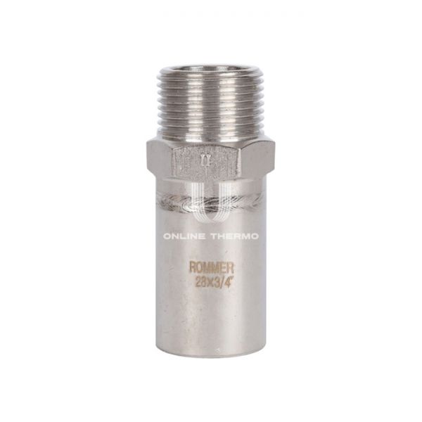 Вставка переходная с внутренней резьбой Rommer RSS-0024-002834, 3/4"?28 мм, пресс-обжим