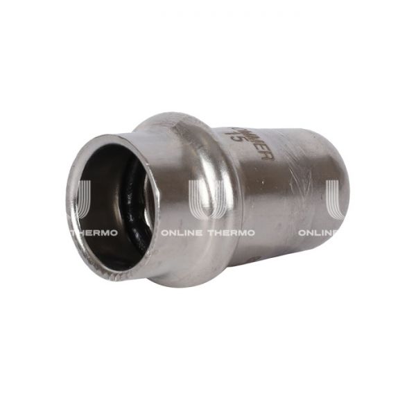 Заглушка с раструбом Rommer RSS-0025-000015, 15 мм, пресс-обжим