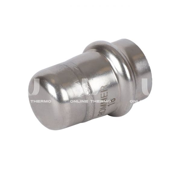 Заглушка с раструбом Rommer RSS-0025-000018, 18 мм, пресс-обжим